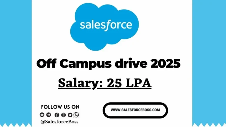Salesforce off campus drive 2025