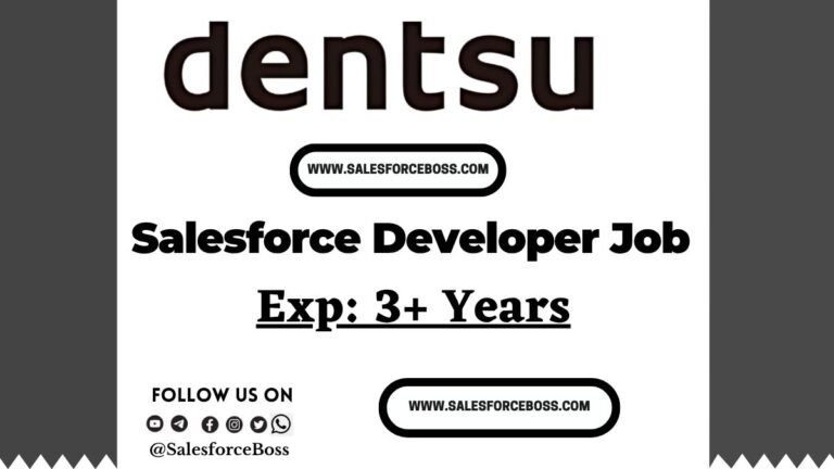 Dentsu Hiring Salesforce Developers 2025