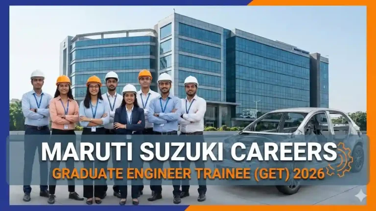 Maruti Suzuki Company Vacancy 2025 2026