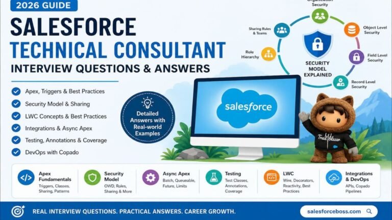Salesforce Technical Consultant Interview Questions & Answers
